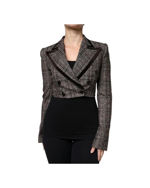 Dolce & Gabbana Black Blazers