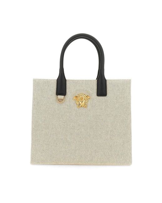 Versace Natural Kleine shopper tasche