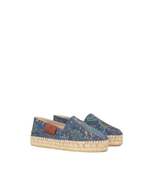 Etro Blue Espadrilles