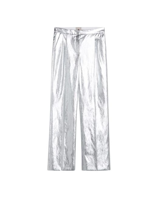 THE GARMENT White Straight Trousers
