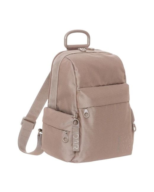 Mandarina Duck Gray Backpacks