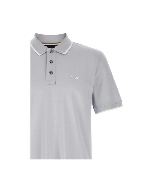 HUGO Gray Polo Shirts for men