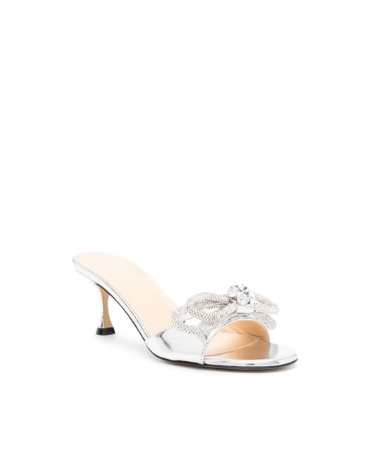 Shoes > heels > heeled mules Mach & Mach en coloris White