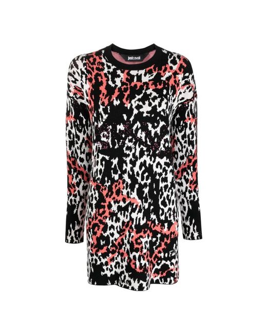 Just Cavalli Black Short Dresses