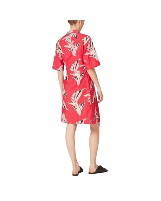 Paul Smith Draped Wrap Dress in het Red