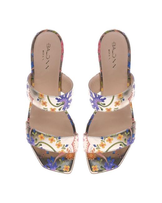 Heeled Mules Baldinini de color Blue