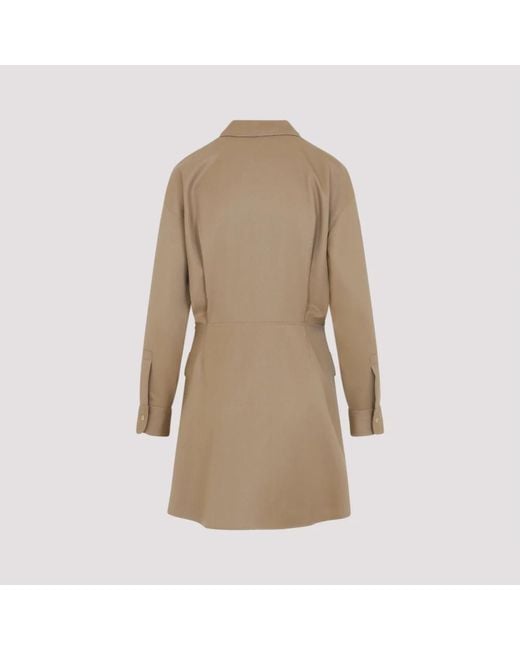 Céline Natural Shirt Dresses
