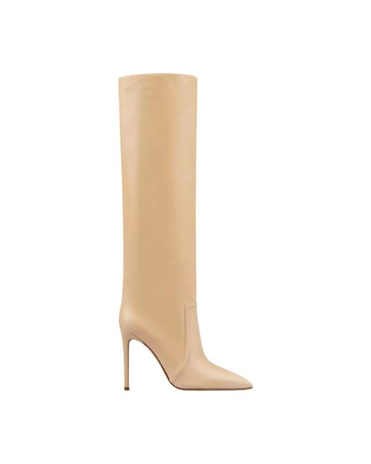 Paris Texas Natural Heeled Boots