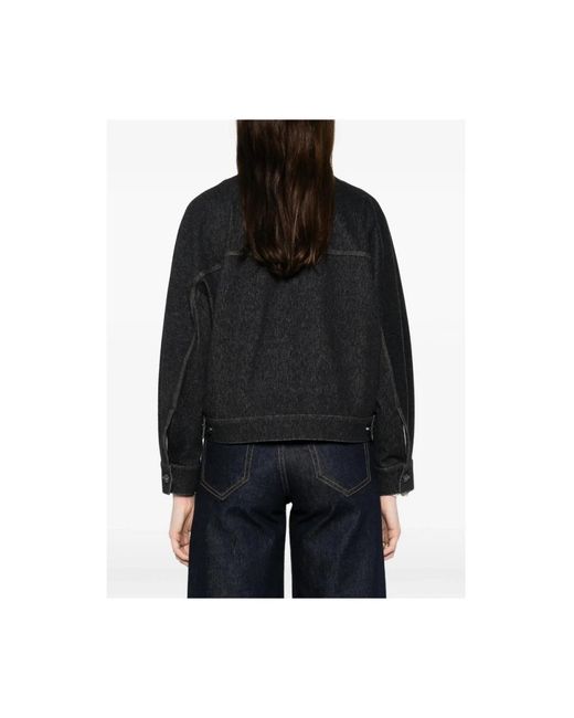 Max Mara Nettare Denim Jacket in het Black