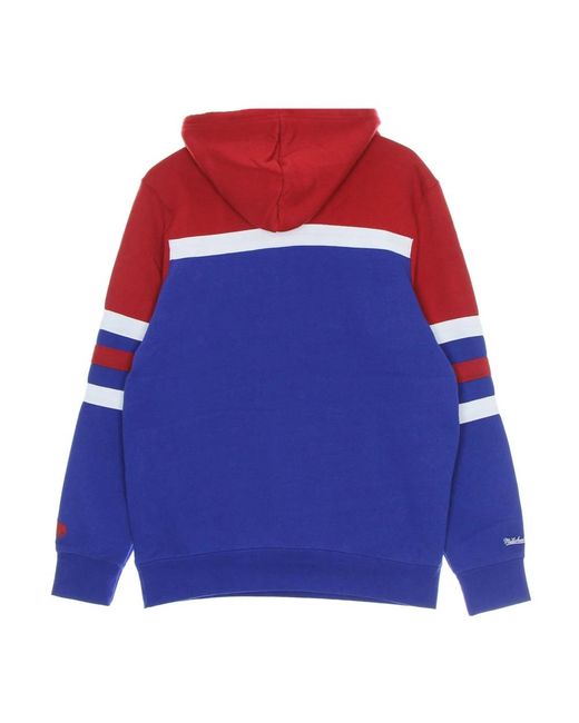 Hoodies Mitchell & Ness de hombre de color Blue