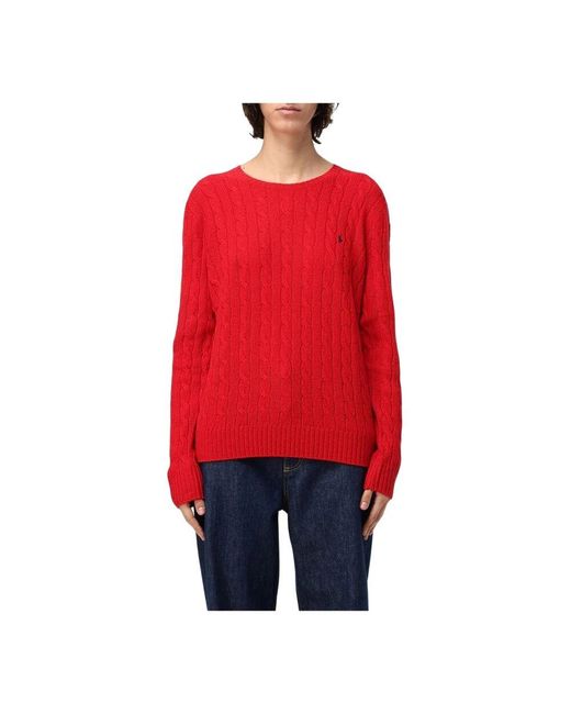 Polo Ralph Lauren Red Round-Neck Knitwear