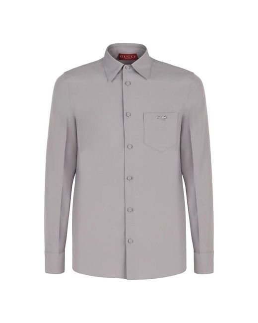 Gucci Gray Casual Shirts for men