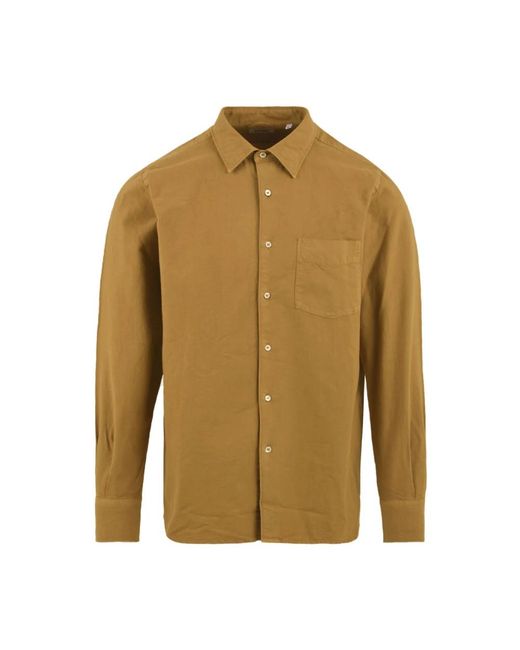 Aspesi Overhemden ,Con Trattamento Old Shirt in het Green voor heren