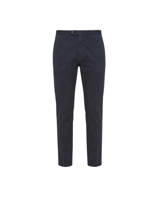 BRIGLIA Blue Chinos for men