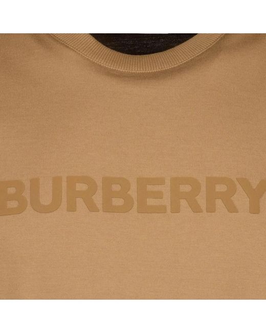 Burberry Logo tee für lässigen look in Natural für Herren