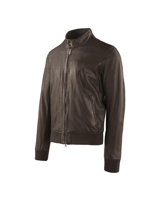 Leather Jackets Bomboogie de hombre de color Brown