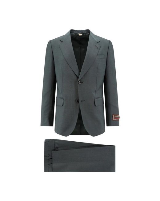 Gucci Gray Single Breasted Suits for men