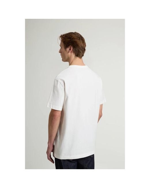 Woolrich White T-Shirts for men