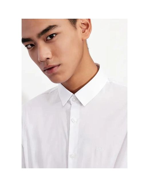 Armani Exchange Stylisches hemd in White für Herren