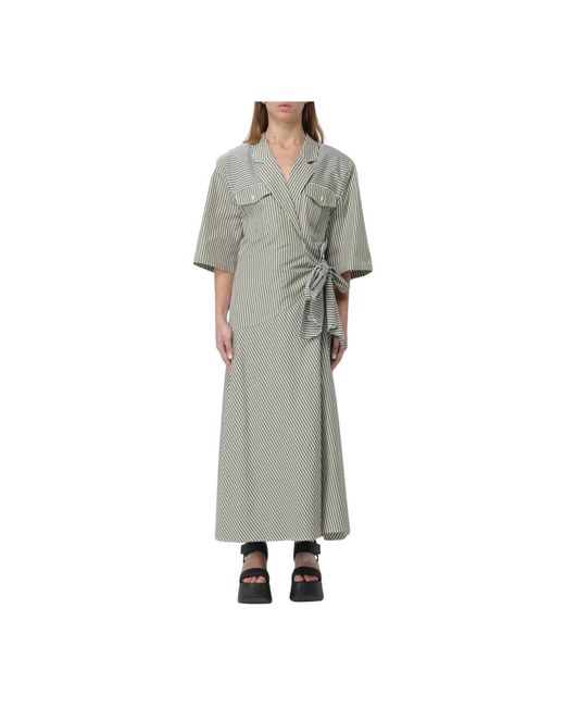 Wrap Dresses di MSGM in Gray