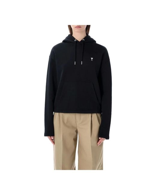 AMI De Coeur Hoodie in het Black