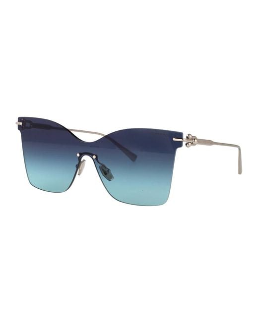 Tiffany & Co Stijlvolle Zonnebril Met Model 0Tf3103K in het Blue