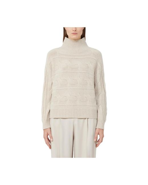 Max Mara White Turtlenecks