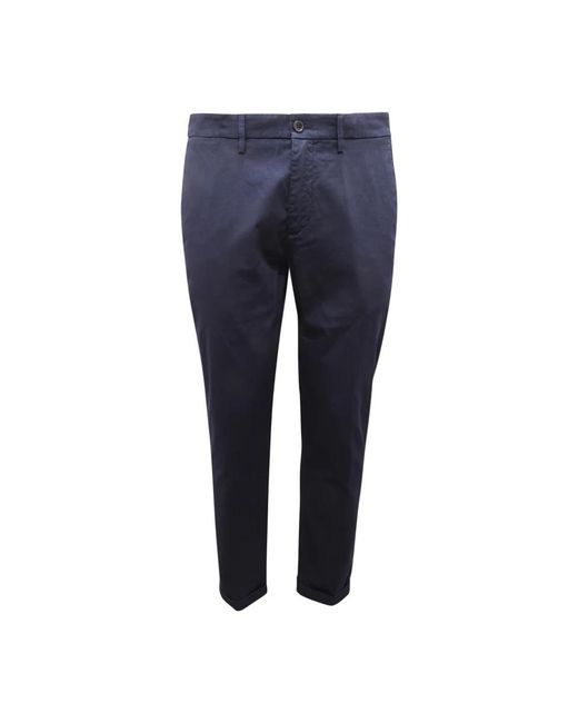 Harmont & Blaine Blue Slim-Fit Trousers for men