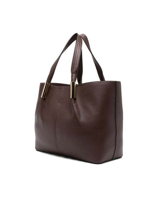 Elisabetta Franchi Brown Shopping Bags