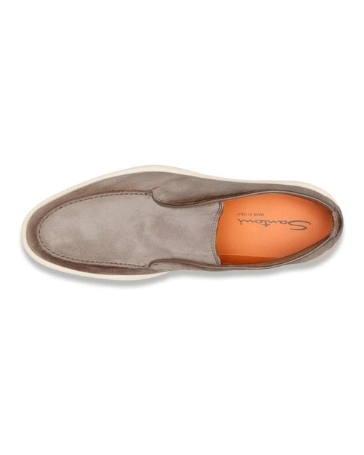 Santoni Gray Ankle Boots for men