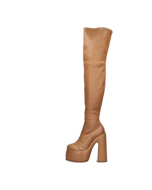 Casadei Brown Over-The-Knee Boots