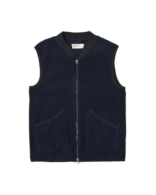Universal Works Blue Vests for men