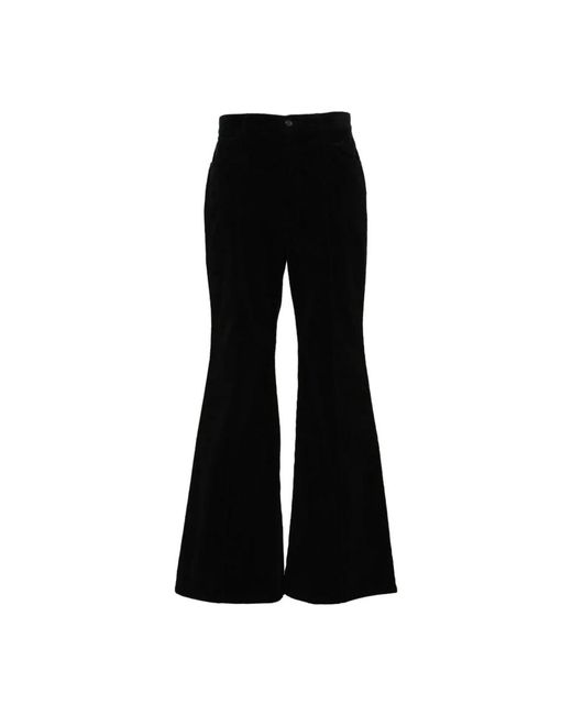Wide Trousers Polo Ralph Lauren de color Black