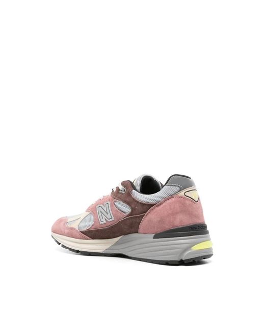 New Balance Rosa wildleder sneakers in Pink für Herren