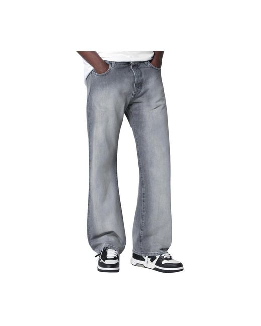 Off-White c/o Virgil Abloh Gray Flare Jeans for men