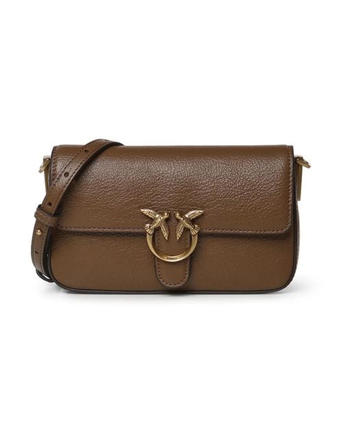 Pinko Brown Cross Body Bags