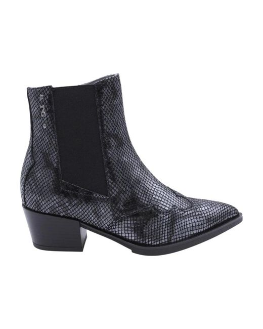Nero Giardini Blue Cowboy & Biker Boots
