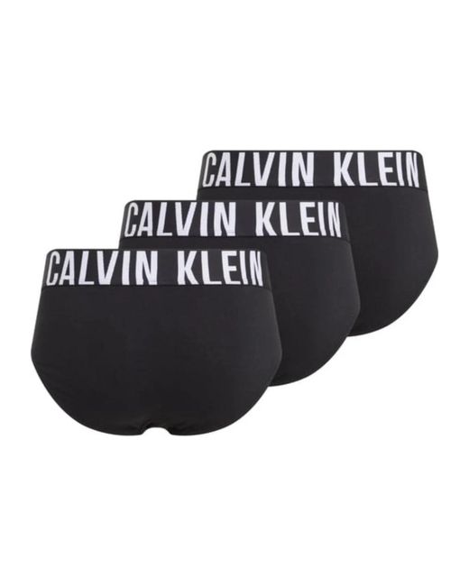 Calvin Klein Black 3 Pack Briefs for men