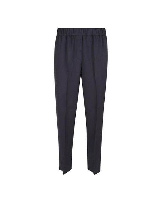 Straight Trousers di Peserico in Blue