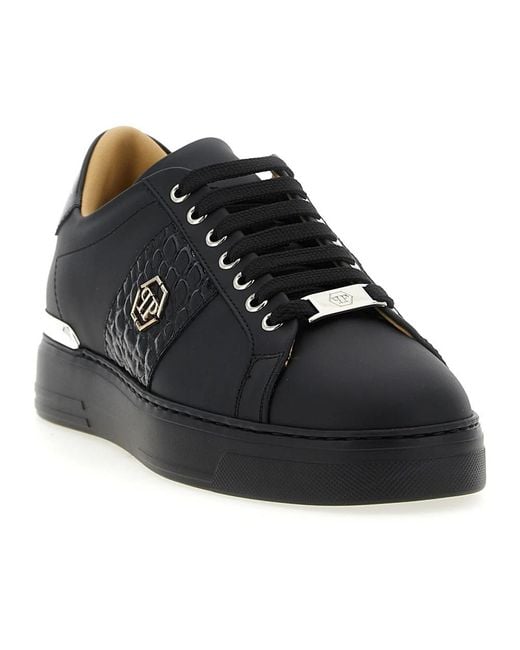 Philipp Plein Black Sneakers for men