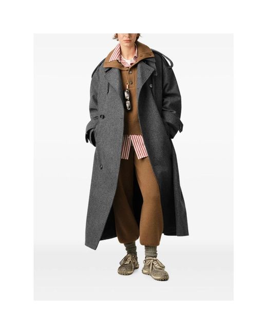 AMI Gray Trench Coats