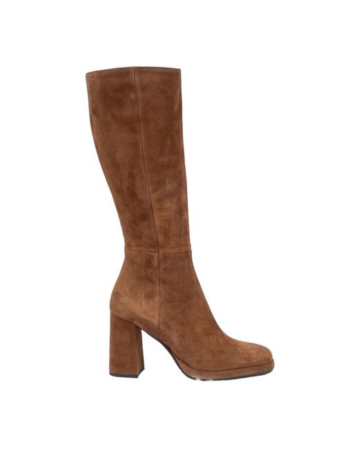 Albano Brown High Boots