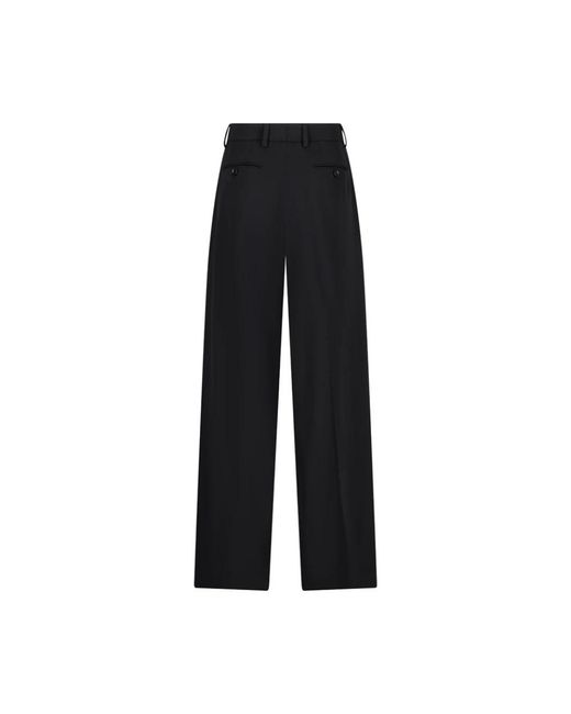 Dolce & Gabbana Black Wide Trousers