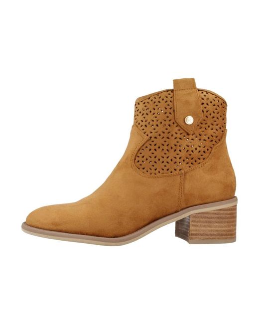 Xti Brown Ankle boots