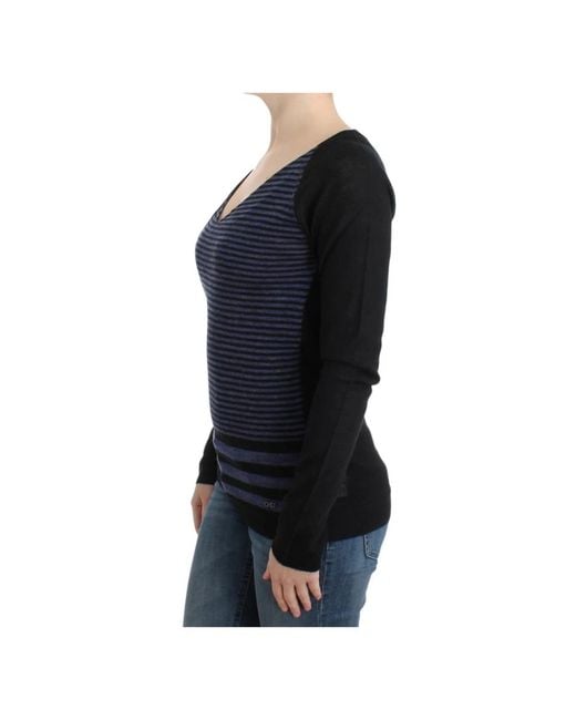 CoSTUME NATIONAL Black V-Neck Knitwear