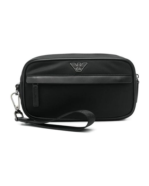 Toilet Bags di Emporio Armani in Black da Uomo