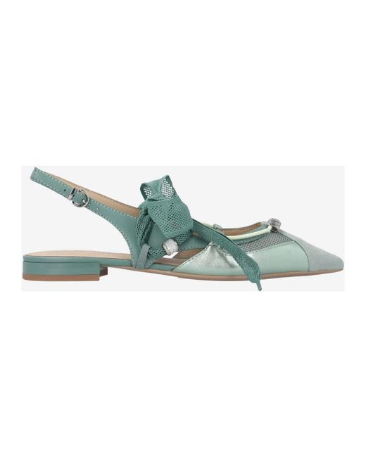 Pinko Green Ballerina Shoes