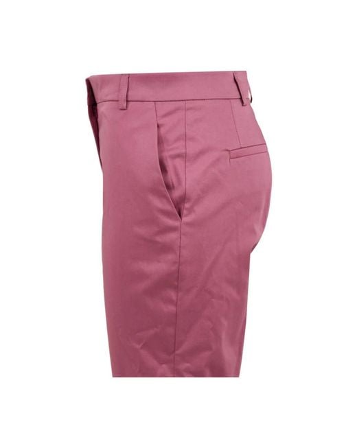 Wide Trousers Drumohr en coloris Red
