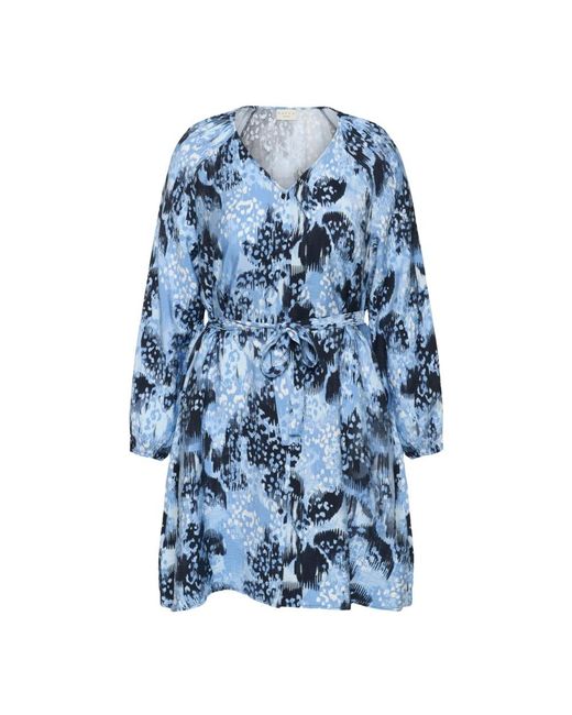 Kaffe Blue Short Dresses