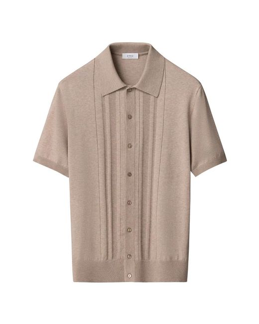 Eton of Sweden Brown Short Sleeve Shirts for men